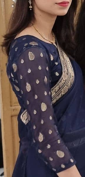 Blue Saree 2