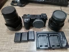 Sony a6500 with 3 battery and charger, and 16mm lens,30mm lens