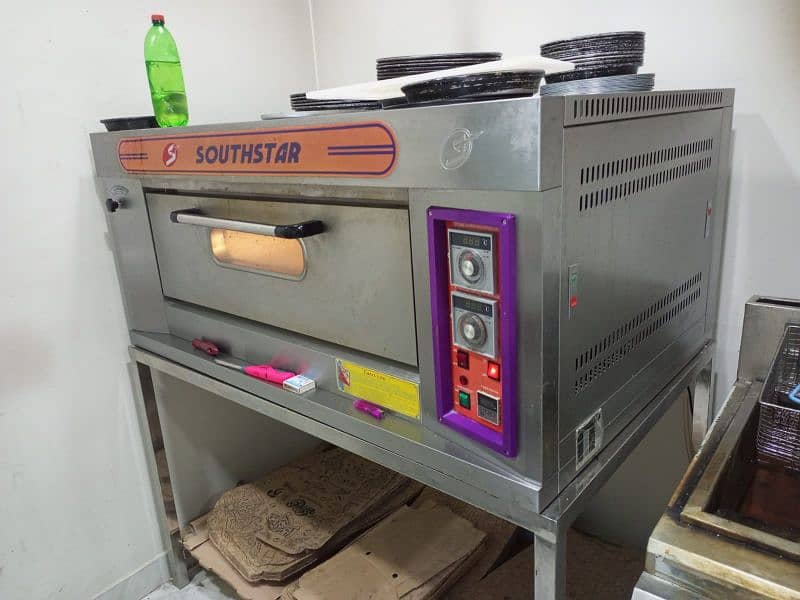 Pizza setup complete commercial kitchen cousin equipment , pizza oven 4