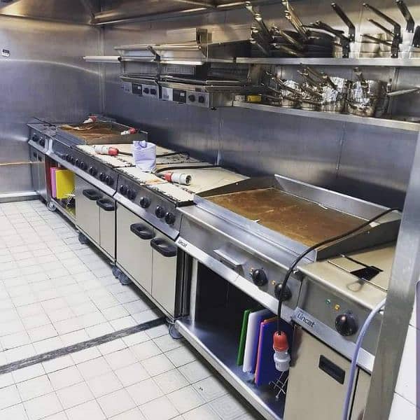 Pizza setup complete commercial kitchen cousin equipment , pizza oven 12