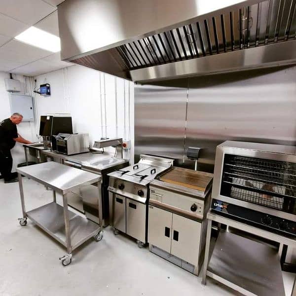 Pizza setup complete commercial kitchen cousin equipment , pizza oven 14