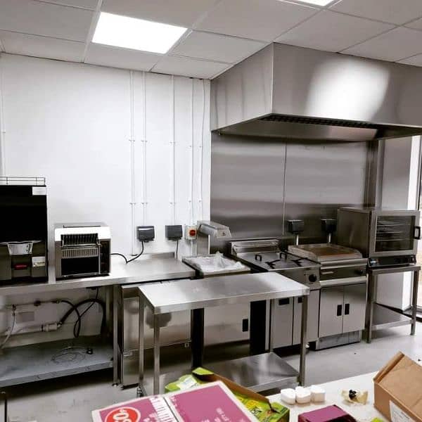 Pizza setup complete commercial kitchen cousin equipment , pizza oven 15