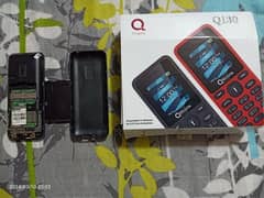 QMobile model 130 (mobile+box+battery) only Rs=1599