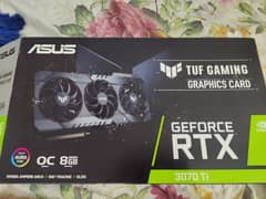 RTX 3070ti Asus tuf 8Gb Full box Lush condition