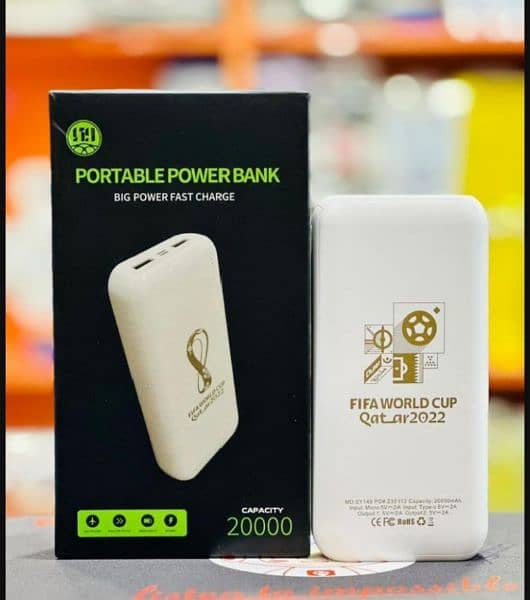 Portable 20000Mah Type-C Power Bank 0