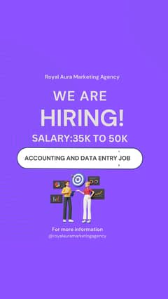 Data Entry and accounting job(ONLY FEMALES)