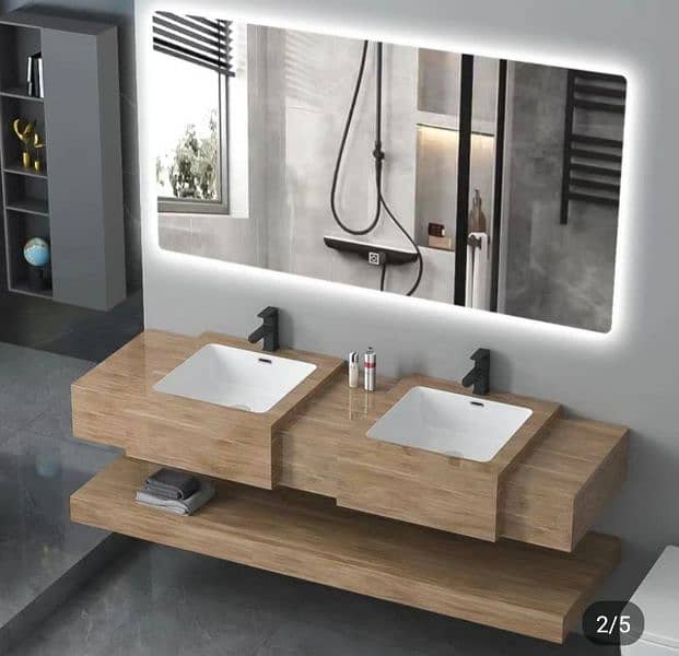 Vanity/Basin/Commode/LED/Shower settt 17