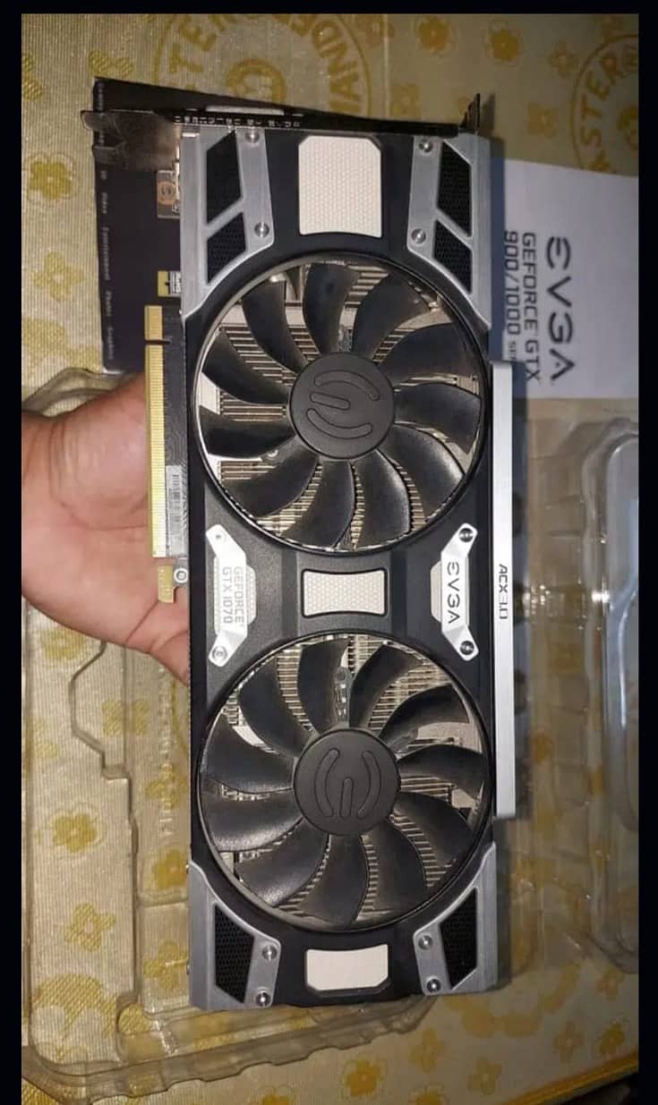 GTX 1070 EVGA graphic card 8 GB 0