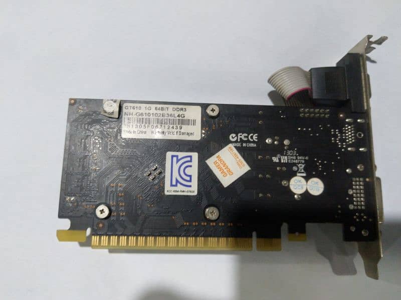nvidia graphic card DDR3 1GB 2