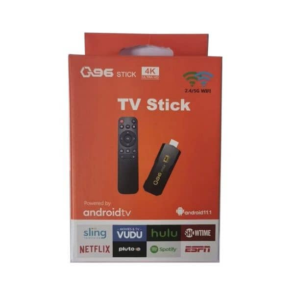 1000+ free channels - 96Q ANDROID TV STICK 8GB/ 128GB 4
