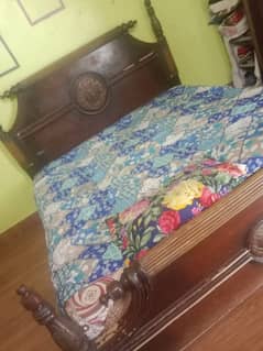 Full Furniture Lasani All Work bed With Matras Spring 4Pcs 03361187201