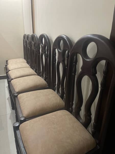 Pure Wooden Dinning Chairs ( Chairs Only ) Set of 6 2