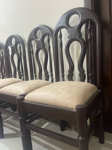 Pure Wooden Dinning Chairs ( Chairs Only ) Set of 6 3