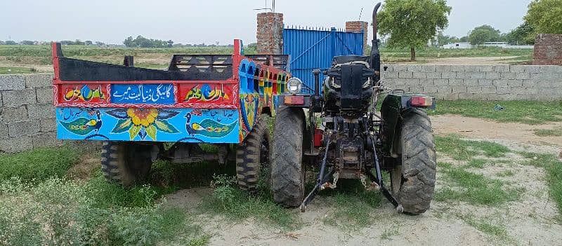 Tractor, trolly and blade for sale poora set 1