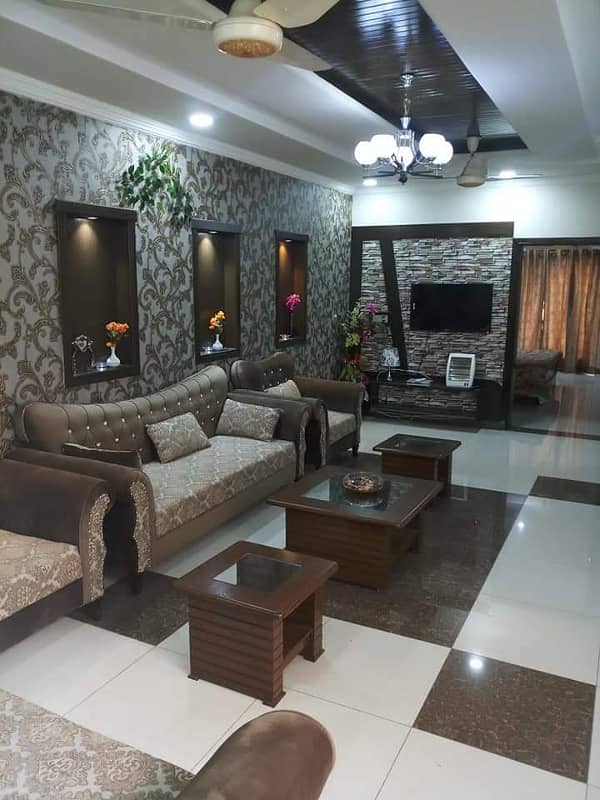 10 Marla fully furnish Full House 5 BeD Room available for rent in Bahria town phase 2 Family house 9