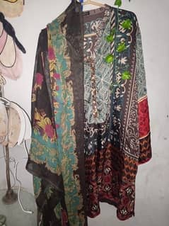 2 piece shirt and dupatta