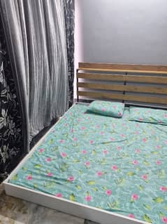 Habitt Wooden Floor Bed twin size ( without metress)
