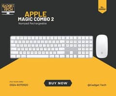 Apple Magic 2 Keyboard Mouse Bluetooth Wireless Latest Slim MacBook