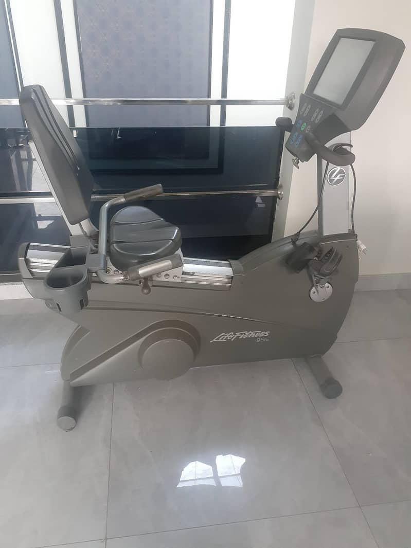 Recumbent Bike | Exercise Bikes | life fitness USA brand | 03335119769 0