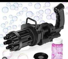 bubble machine gun.