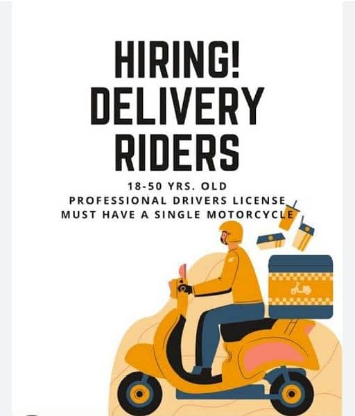 Delivery Rider need 0