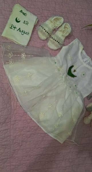 baby girl frock with shose 2