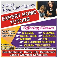 Oxford home tutors