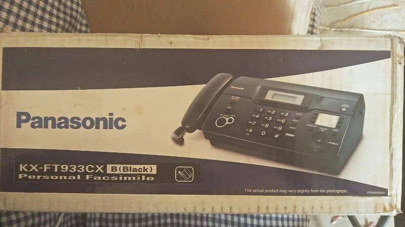 I'm selling Panasonic personal facsimile KX-FT933CX B(BLACK) 0