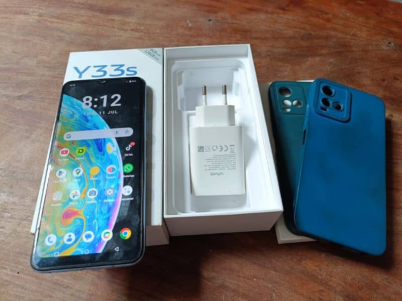 vivo y33s 8gb ram 128 storage 10/10 6