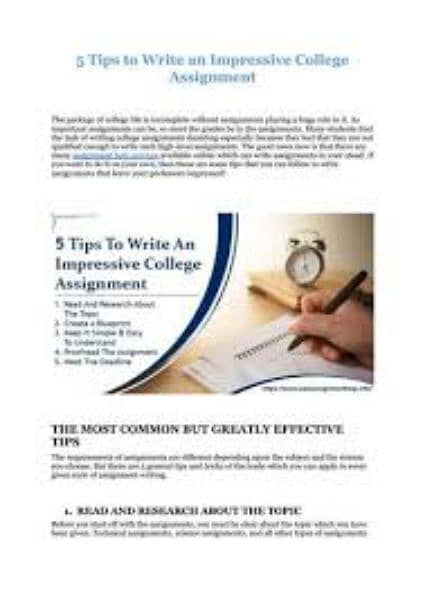 Here you can find all the type of assignment in written form. 1