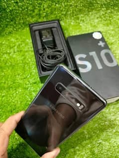 Samsung S10 plus PTA Approved 03481515727watsapp 0