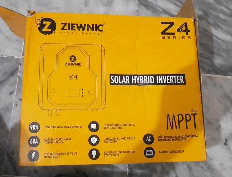 Solar Hybrid Inverter  Ziewnic Z4 1.6  in warranty 3