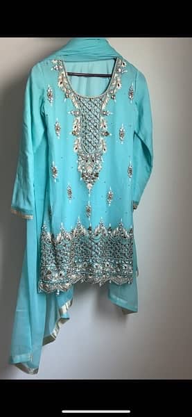 turqoise gharara 1