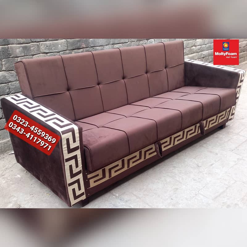 Molty double bed sofa cum bed/dining table/stool/Lshape sofa/chair 4