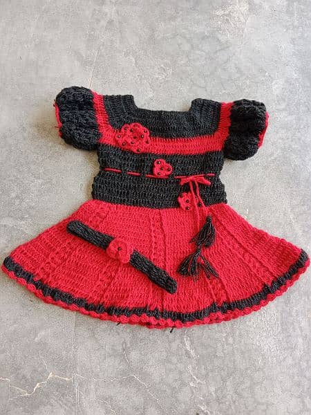 Hand made Kids Oon winter frock 1