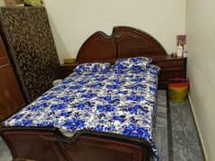 double Bed +spring matress ky sath