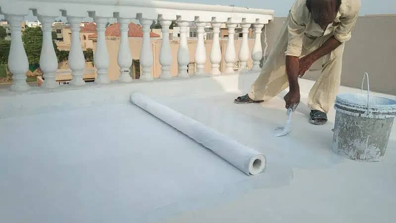 Roof leakage seepage waterproofing & Roof Heat Proofing 1