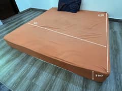 King-sized spring mattress