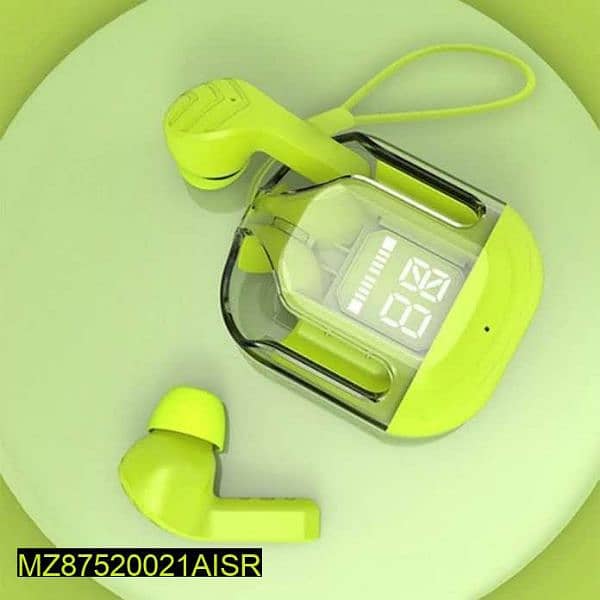 Transparent air 31 with digital display case earbuds 2