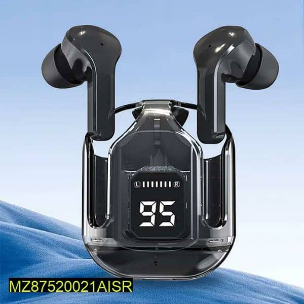 Transparent air 31 with digital display case earbuds 3