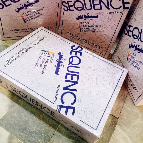 SEQUENCE BEST QUALITY BOARD GAME FOR 8+ AGES 3