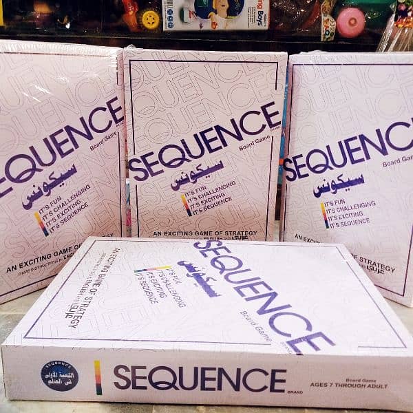 SEQUENCE BEST QUALITY BOARD GAME FOR 8+ AGES 4