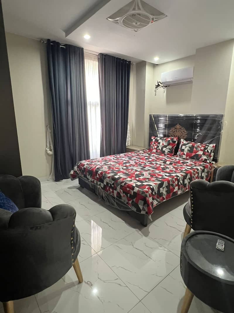 Two Bed Fully Furnished Brand New Apartment For Rent In Phase-7 Bahria Town 1