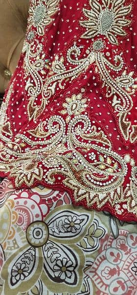 Indian style red lehnga full 2