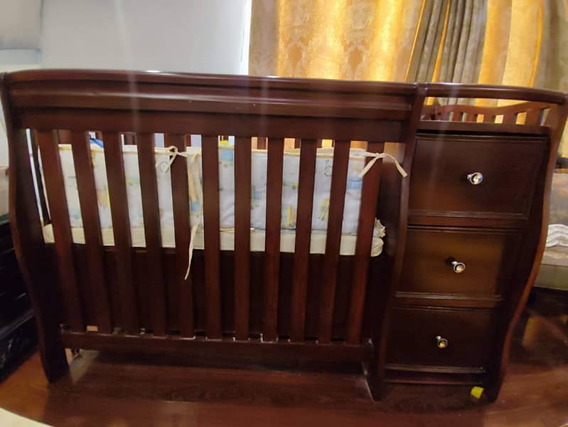 Baby Cot Made From Pure Chinoiti Wood - Reasonable Price 0