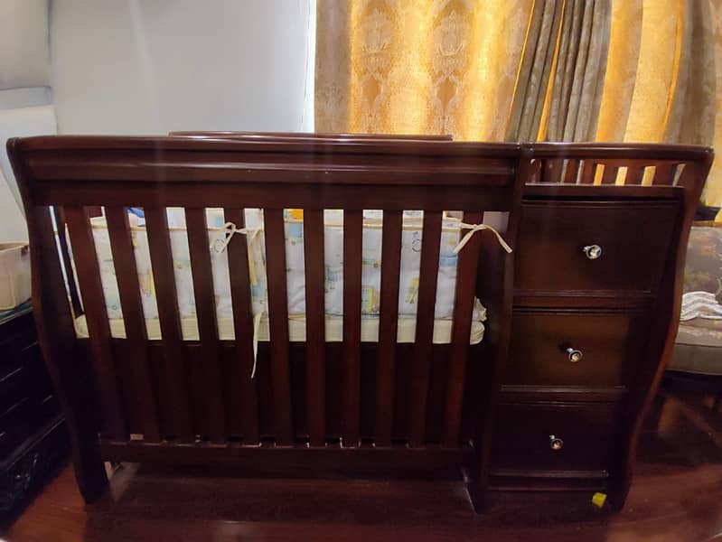 Baby Cot Made From Pure Chinoiti Wood - Reasonable Price 2