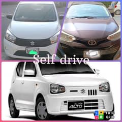 Rent a car/ Yaris/ Alto/ Cultus/ self drive/ Car rental/