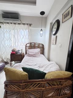 Beautiful Custom-Made Cane Single Bed - 85,000 (Negotiable)