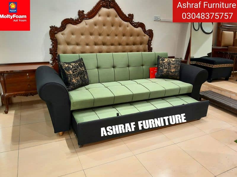 Sofa cum bed/Dewan/Double cumbed/Sofa/L Shape/combed/Bed Set/MoltyFoam 0