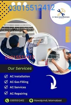 Ac installation ac service ac repairing ac gas filling ac maintenance